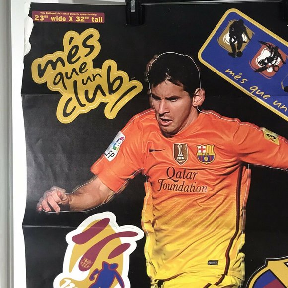 Lionel Messi Fathead Poster 23\